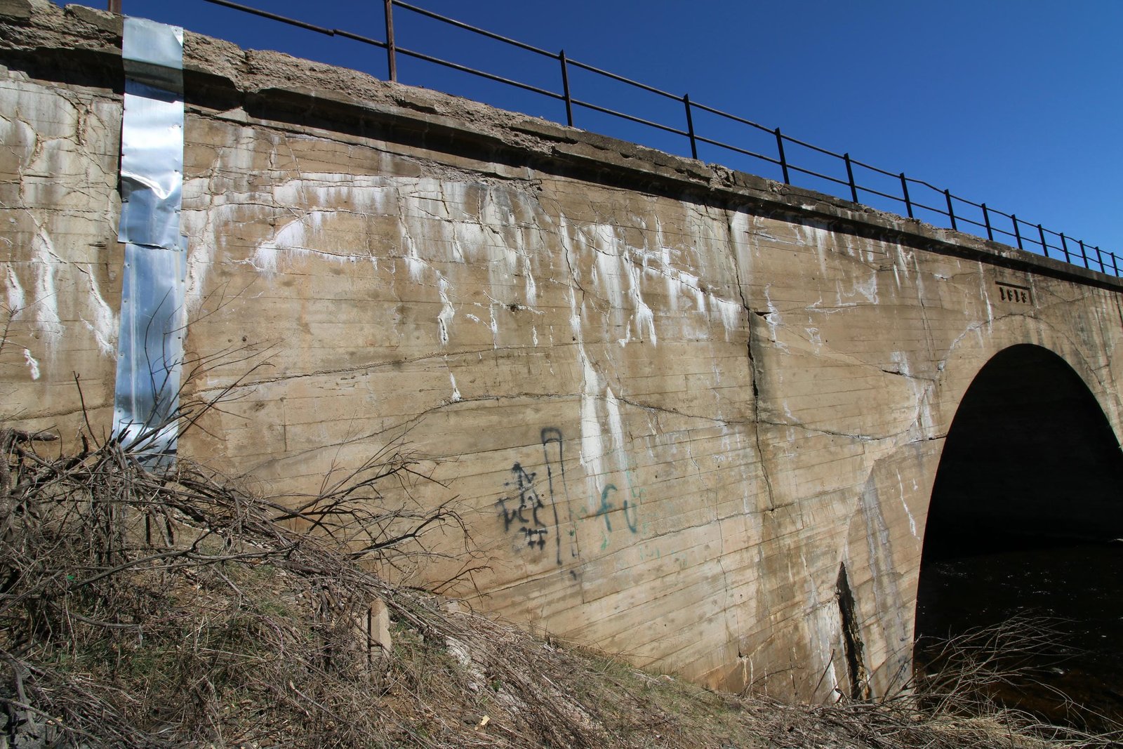 West abutment